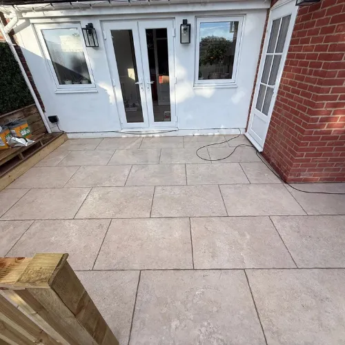 Recent landscaping project