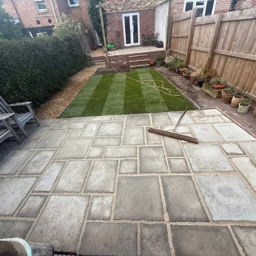 Recent landscaping project